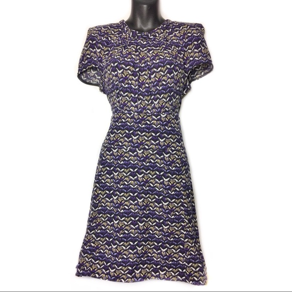 maje purple dress